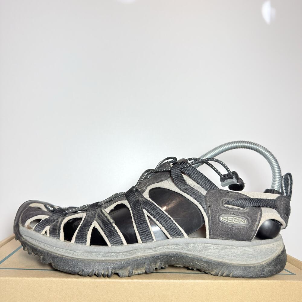KEEN Whisper Womens Size 9 Gray Hiking Sandals Waterproof Sport Water Shoes